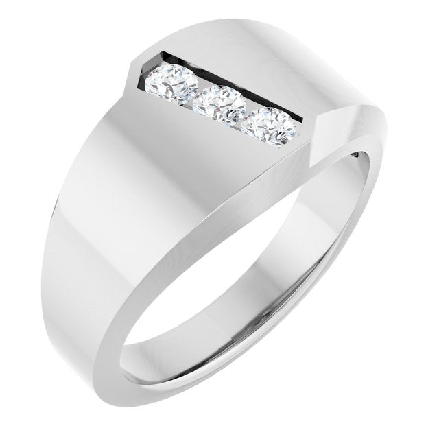 1/4 CTW Lab-Grown Diamond Band, 10.82 mm