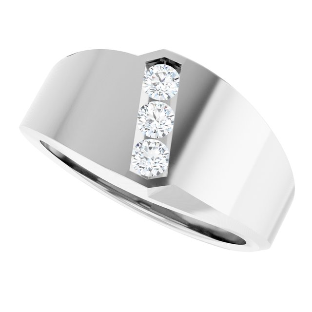 1/4 CTW Lab-Grown Diamond Band, 10.82 mm