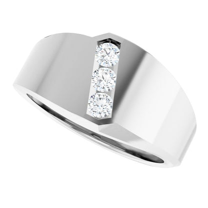 1/4 CTW Lab-Grown Diamond Band, 10.82 mm