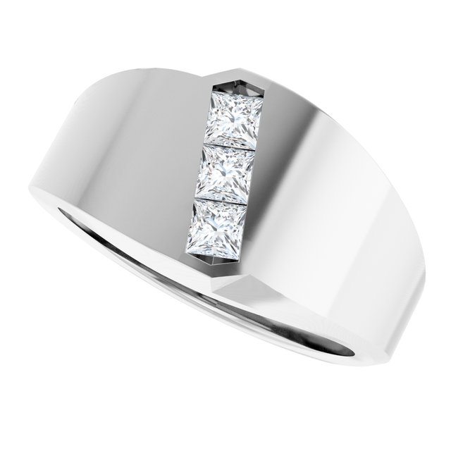 1/2 CTW Lab-Grown Diamond Band, 11.39 mm