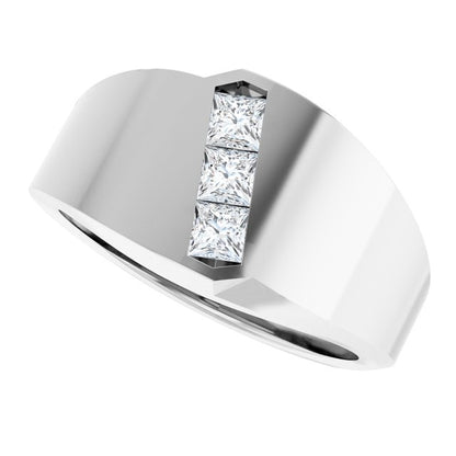 1/2 CTW Lab-Grown Diamond Band, 11.39 mm