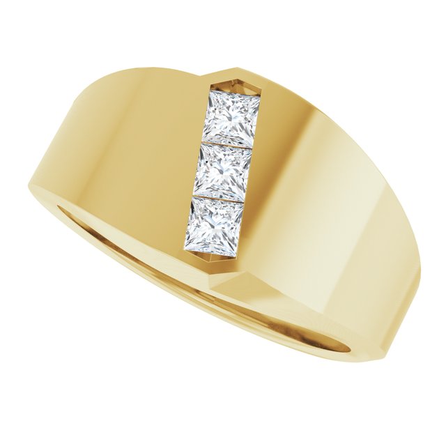 1/2 CTW Lab-Grown Diamond Band, 11.39 mm