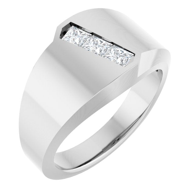 1/2 CTW Lab-Grown Diamond Band, 11.39 mm