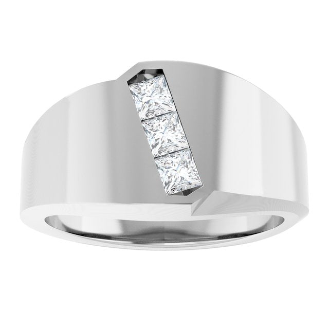 1/2 CTW Lab-Grown Diamond Band, 11.39 mm