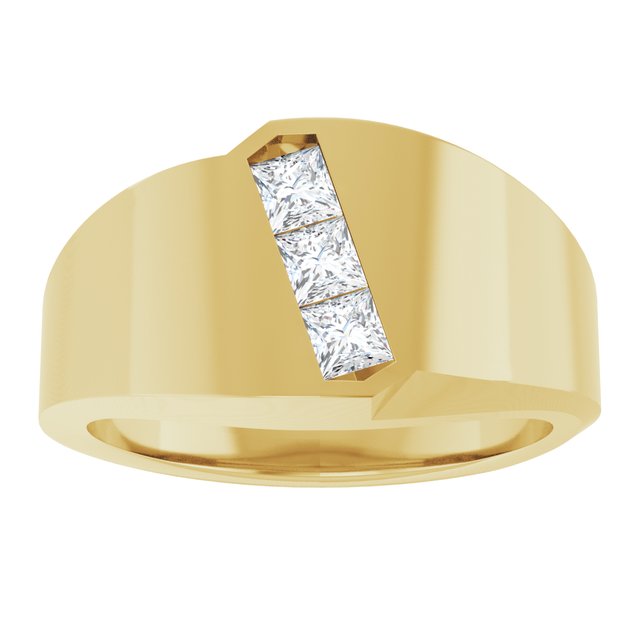 1/2 CTW Lab-Grown Diamond Band, 11.39 mm