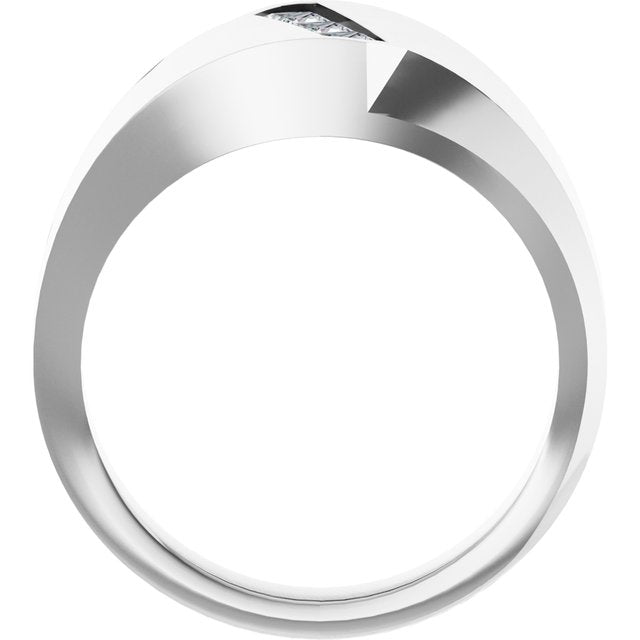 1/2 CTW Lab-Grown Diamond Band, 11.39 mm