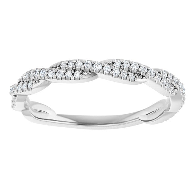 1/6 CTW Natural Diamond Anniversary Band, 2 mm