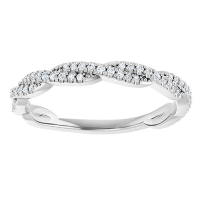 1/6 CTW Natural Diamond Anniversary Band, 2 mm