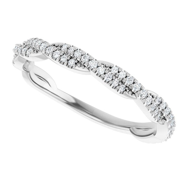 1/6 CTW Natural Diamond Anniversary Band, 2 mm
