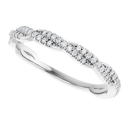 1/6 CTW Natural Diamond Anniversary Band, 2 mm