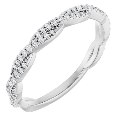 1/6 CTW Natural Diamond Anniversary Band, 2 mm