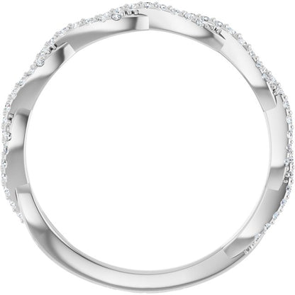 1/6 CTW Natural Diamond Anniversary Band, 2 mm