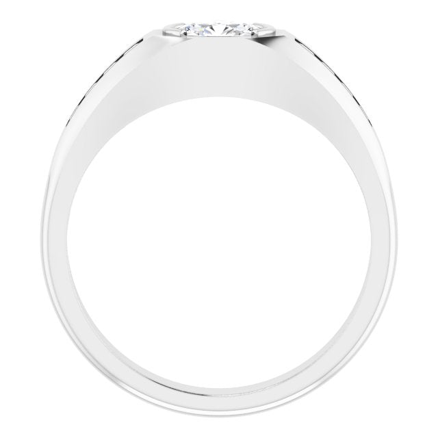 3/8 CTW Lab-Grown Diamond Band, 6.95 mm