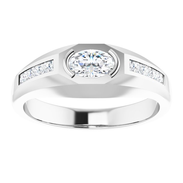3/8 CTW Lab-Grown Diamond Band, 6.95 mm