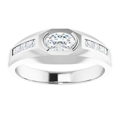 3/8 CTW Lab-Grown Diamond Band, 6.95 mm