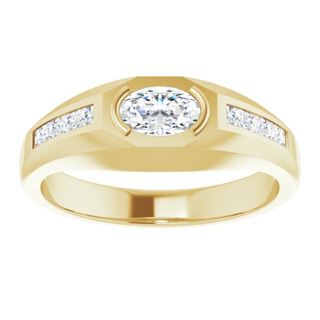 3/8 CTW Lab-Grown Diamond Band, 6.95 mm