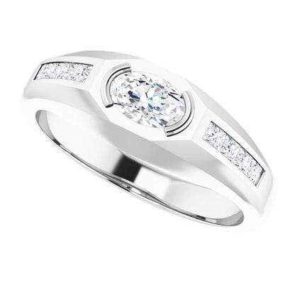 3/8 CTW Lab-Grown Diamond Band, 6.95 mm