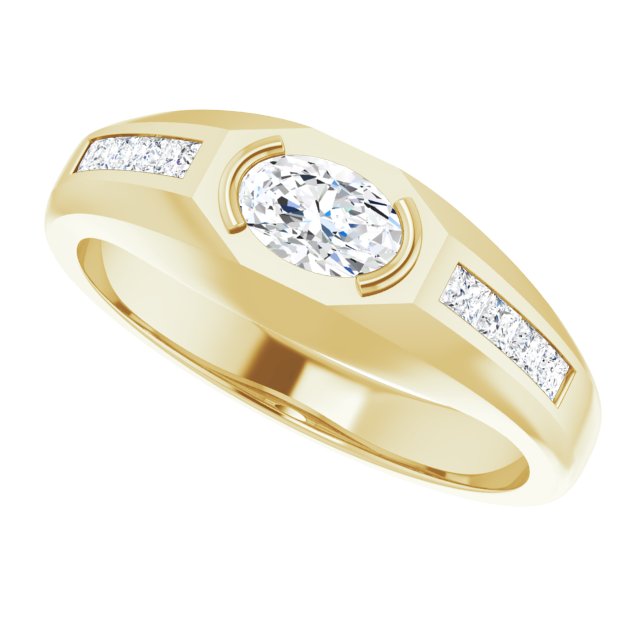 3/8 CTW Lab-Grown Diamond Band, 6.95 mm