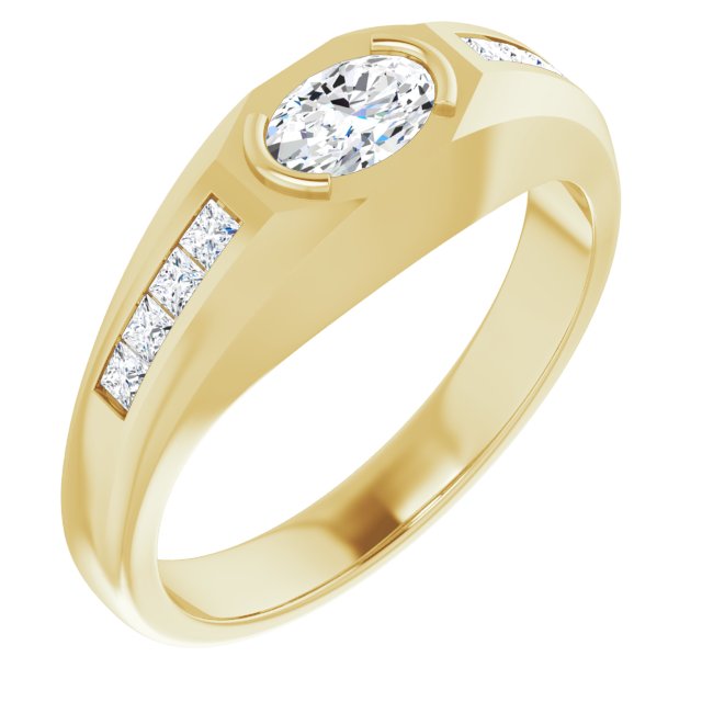 3/8 CTW Lab-Grown Diamond Band, 6.95 mm