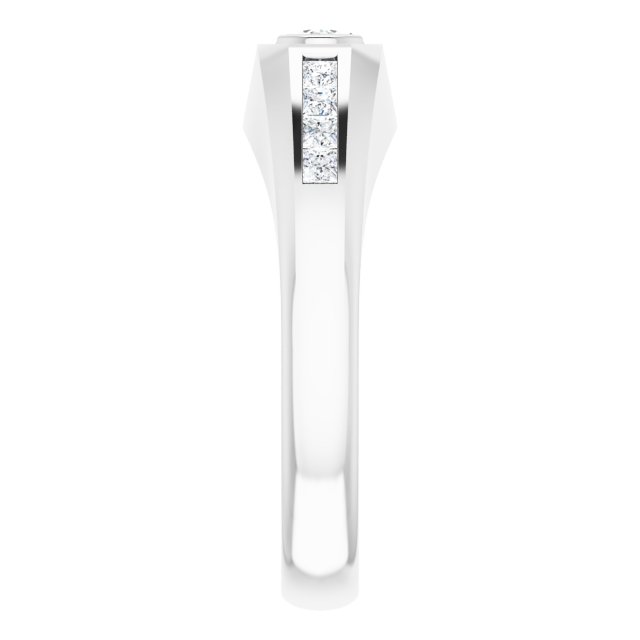 3/8 CTW Lab-Grown Diamond Band, 6.95 mm
