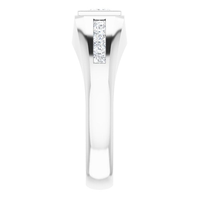 1 1/8 CTW Lab-Grown Diamond Band, 8.2 mm