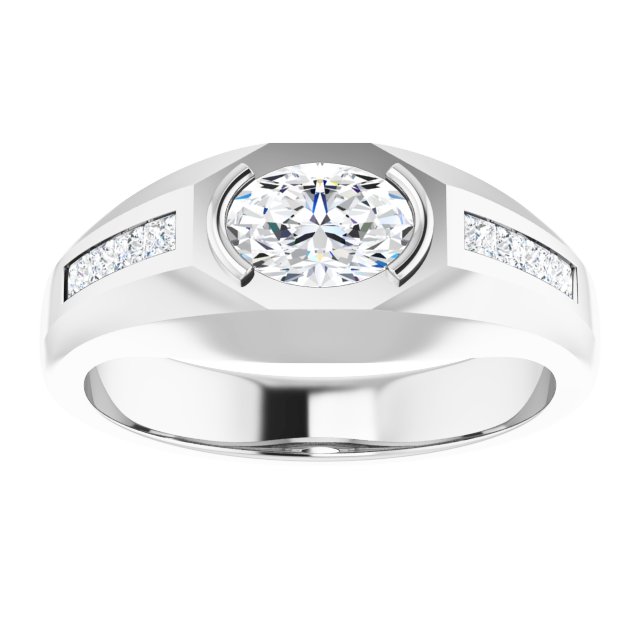 3/4 CTW Lab-Grown Diamond Band, 8.19 mm