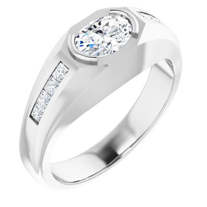 3/4 CTW Lab-Grown Diamond Band, 8.19 mm