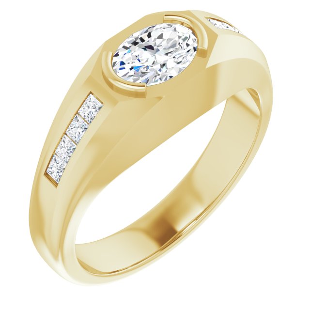 3/4 CTW Lab-Grown Diamond Band, 8.19 mm