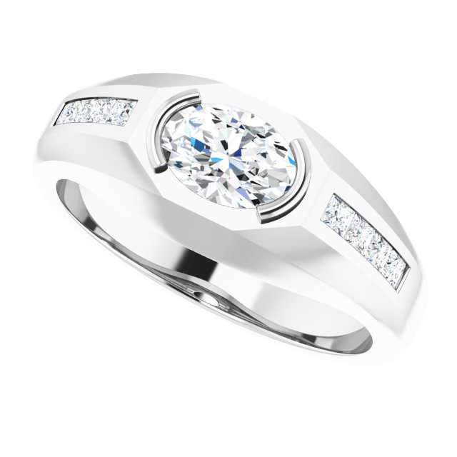 3/4 CTW Lab-Grown Diamond Band, 8.19 mm