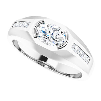 3/4 CTW Lab-Grown Diamond Band, 8.19 mm