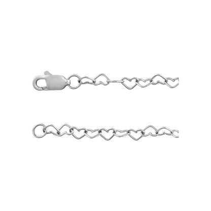Heart 18" Chain