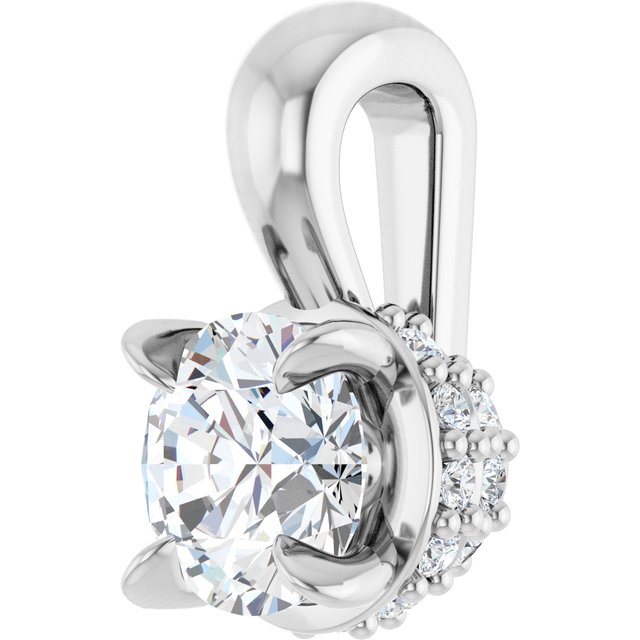 1/4 CTW Natural Diamond Pendant