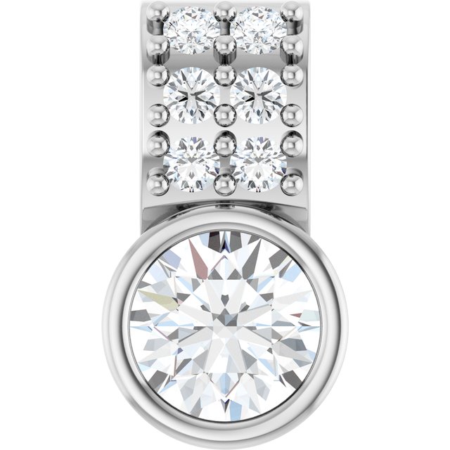 1/4 CTW Lab-Grown Diamond Pendant