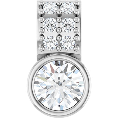 1/4 CTW Lab-Grown Diamond Pendant