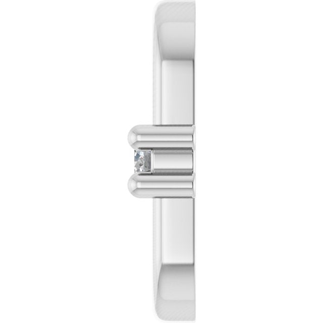 .04 CTW Natural Diamond Link