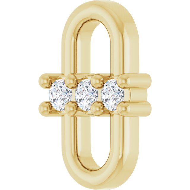 .04 CTW Natural Diamond Link