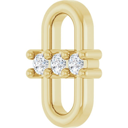 .04 CTW Natural Diamond Link