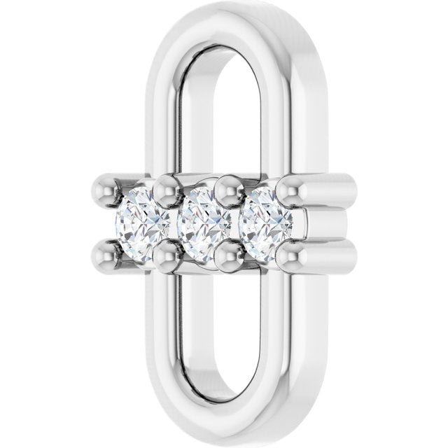 .04 CTW Natural Diamond Link