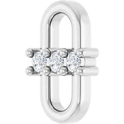 .04 CTW Natural Diamond Link
