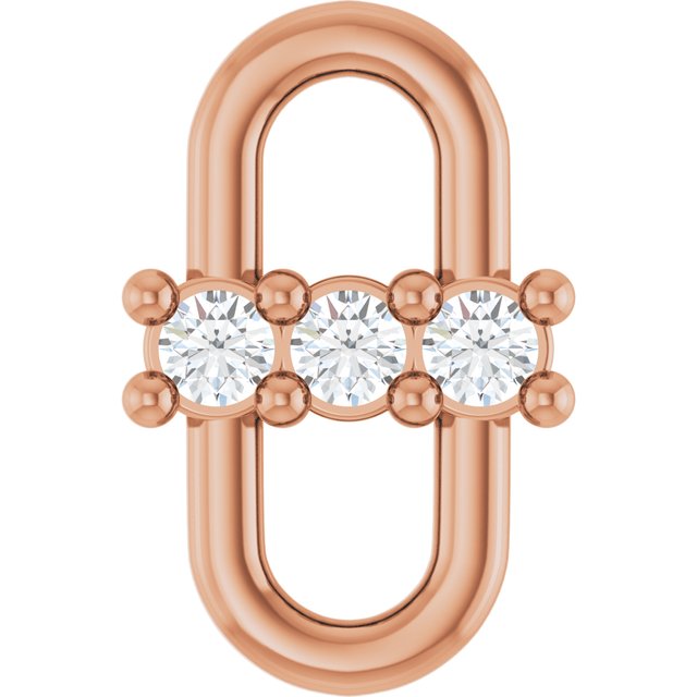 .04 CTW Natural Diamond Link