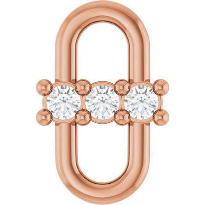 .04 CTW Natural Diamond Link