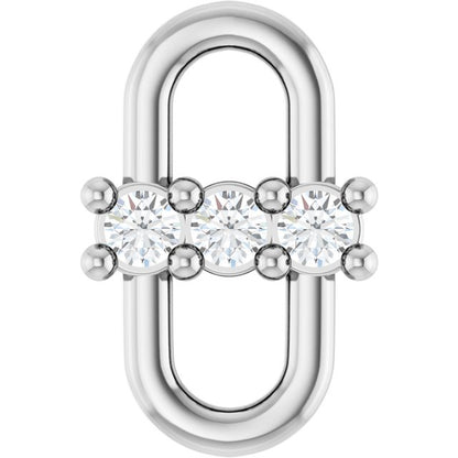 .04 CTW Natural Diamond Link