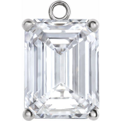 1/3 CT Lab-Grown Diamond 4-Prong Basket Dangle