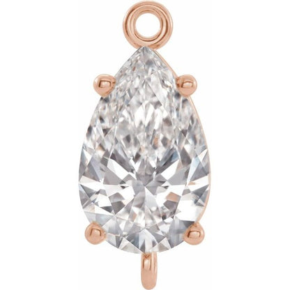1/2 CT Natural Diamond 4-Prong Link