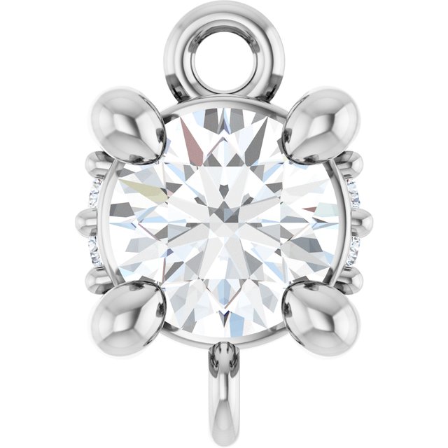 1/5 CTW Natural Diamond Hidden Halo-Style Link
