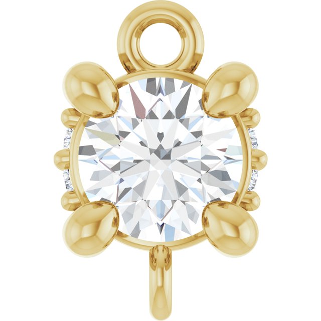 1/5 CTW Natural Diamond Hidden Halo-Style Link
