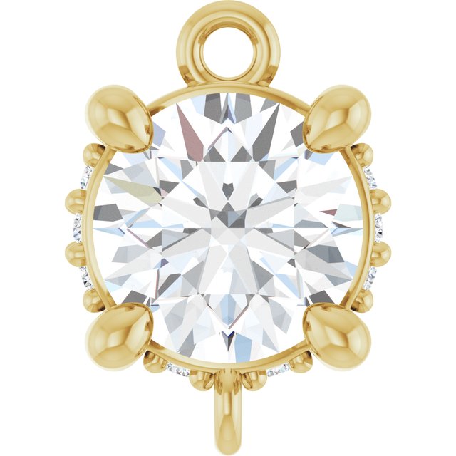 1/4 CTW Lab-Grown Diamond Hidden Halo-Style Link