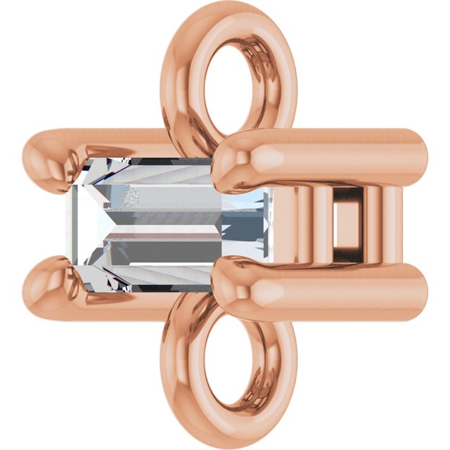 .06 CT Lab-Grown Diamond 4-Prong Link