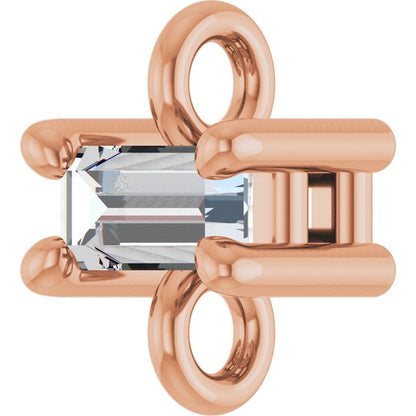 .06 CT Lab-Grown Diamond 4-Prong Link
