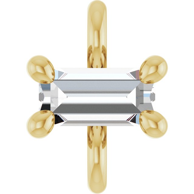 .06 CT Lab-Grown Diamond 4-Prong Link